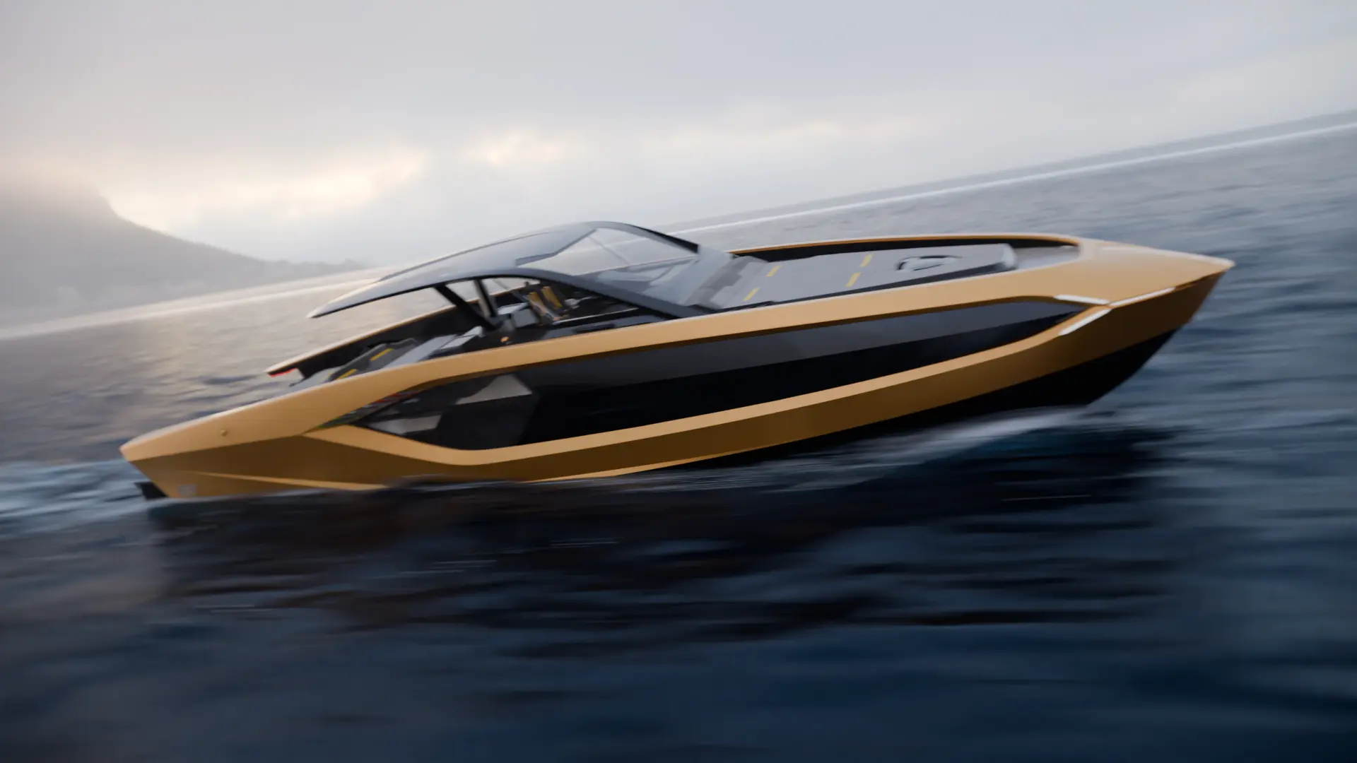 PET Yachts Lamborghini Tecnomar 63 exterior render