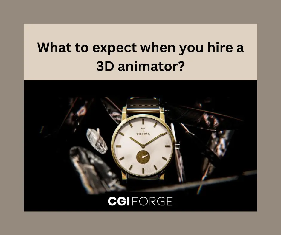 What to expect when you hire a 3D animator
